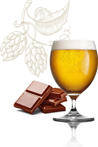 De la bière, du chocolat